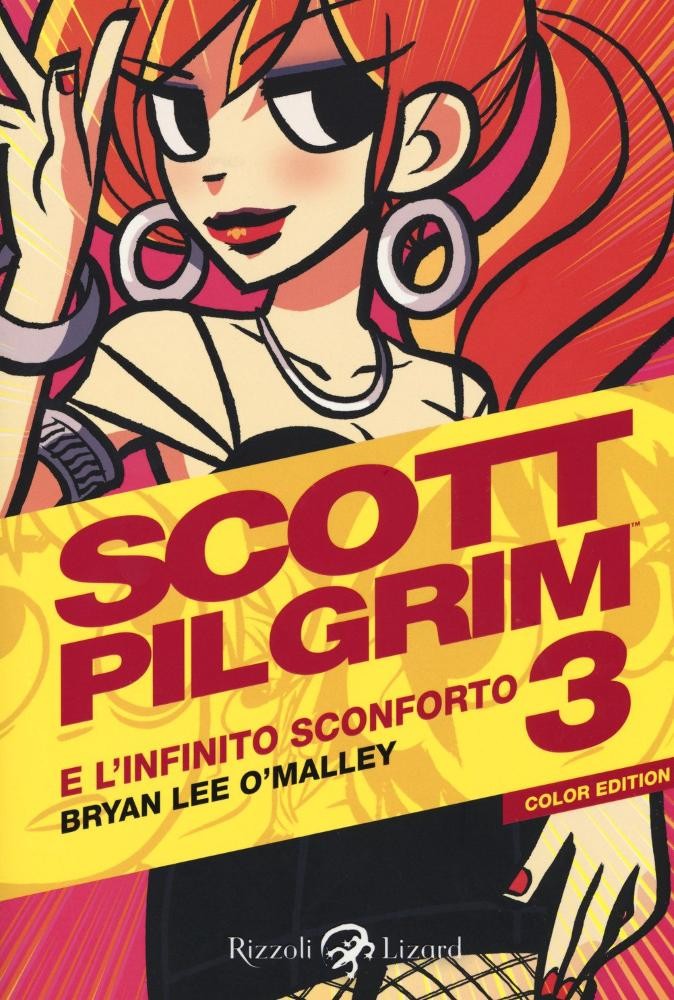 Brian Lee O'Malley SCOTT PILGRIM A COLORI n. 3 E L'INFINITO SCONFORTO Rizzoli