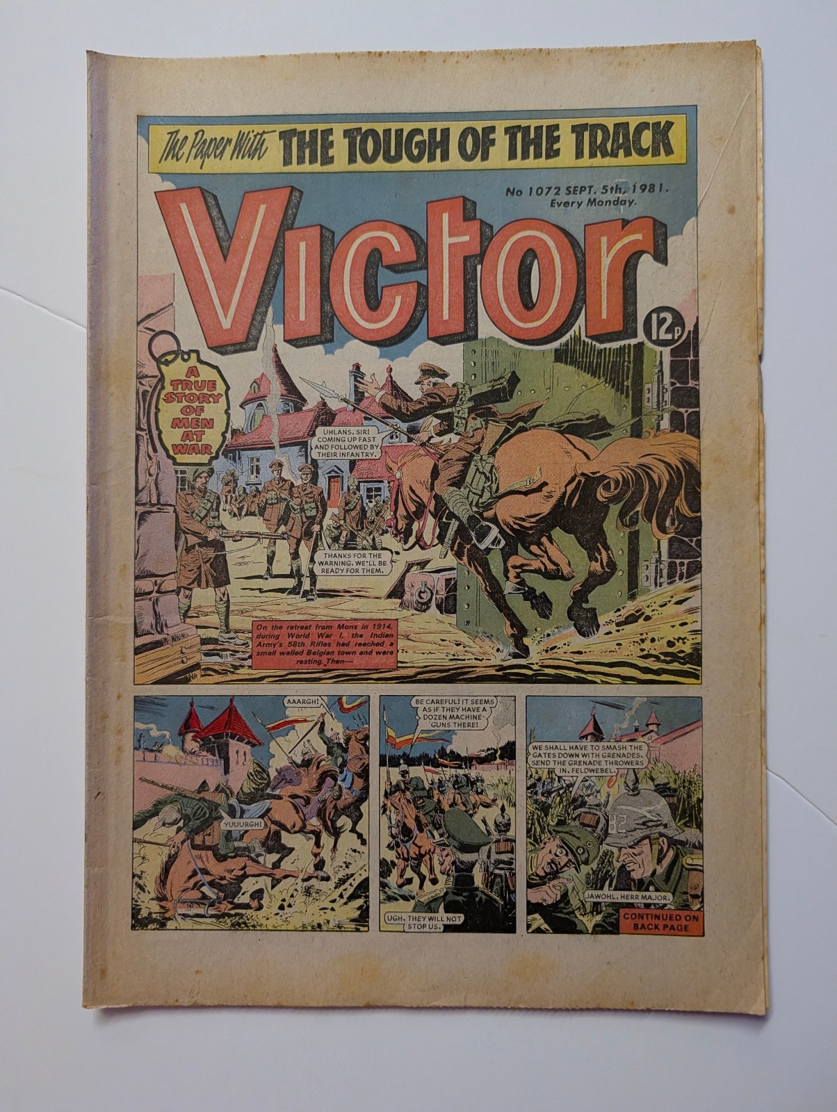 The Victor Comic, No 1072, September 5th 1981.