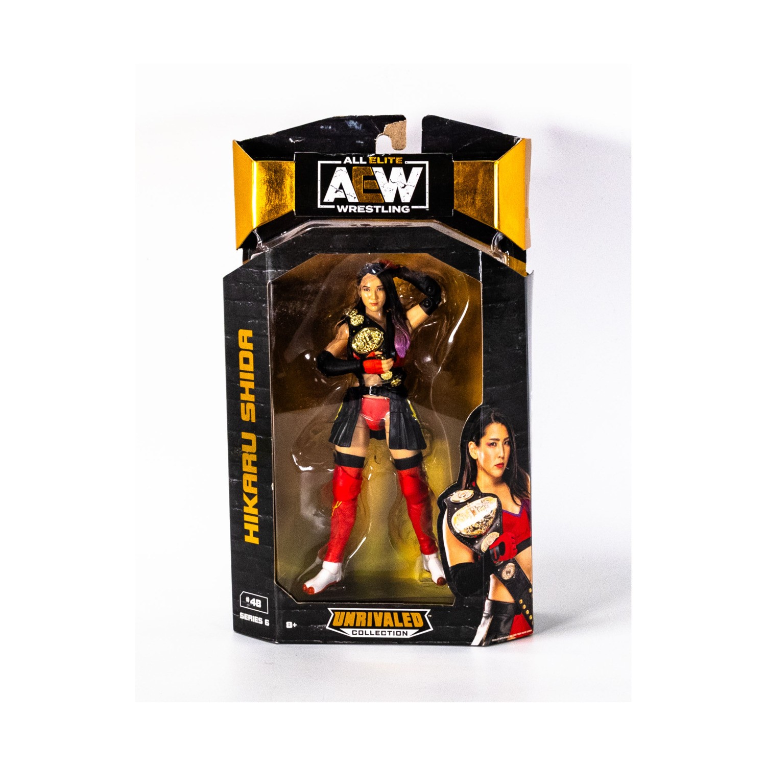 Jazwares Action Figure AEW Unrivaled Serie 6 - Hikaru Shida VG+/NM