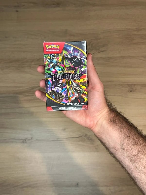 Bundle Pokémon Nuit Noire ME05 FR - 6 boosters de 10 cartes
