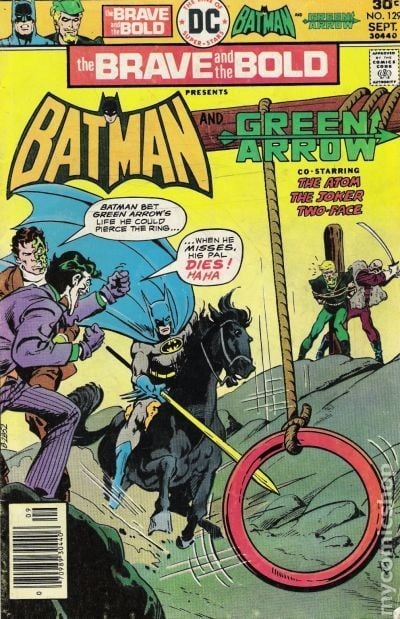 Brave and the Bold #129 VG/FN 5.0 1976 Immagine Stock Basso Grado