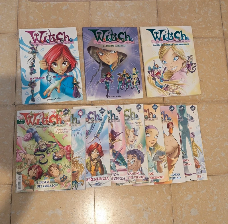 Lote Cómic Witch y Revistas
