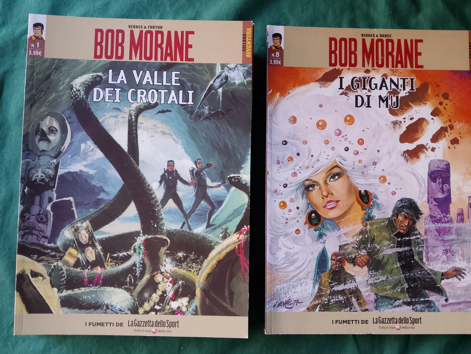 BOB MORANE N°1/12 - LA GAZZETTA DELLO SPORT N°48/59 - A COLORI