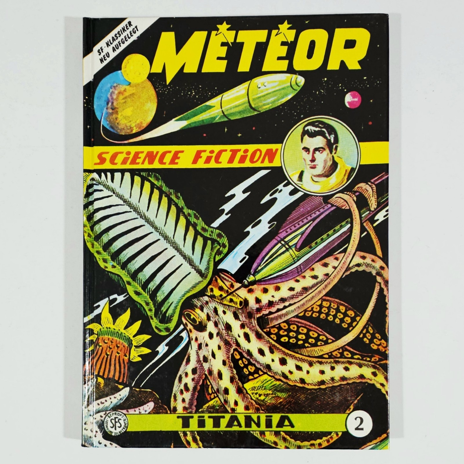 ©1981 Hethke copertina rigida fantascienza edizione da collezione METEOR 7-10 (1958 Lehning)