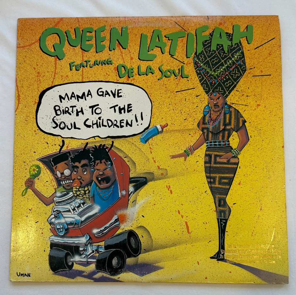 Queen Latifah – Mama Gave Birth To The Soul Children 12” Single Vinyl. VG+. DeLa