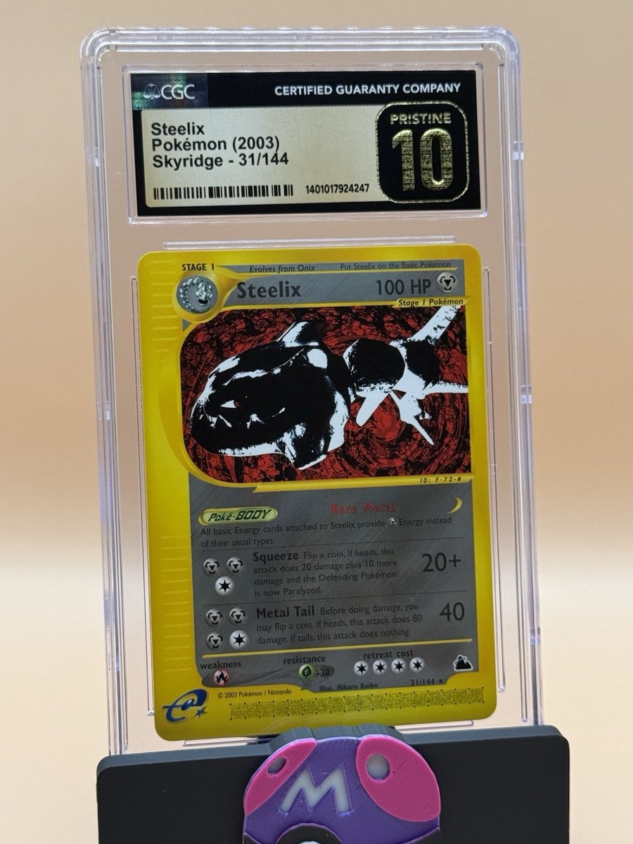 Steelix Skyridge 31/144 CGC Pristine 10
