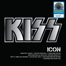 Kiss - Icon (Black / Silver Splatter Vinyl) New Sealed Vinyl