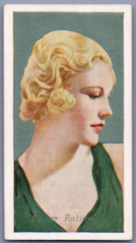 1934 Godfrey Phillips Film Favourites - Esther Ralston #4 - *EX*