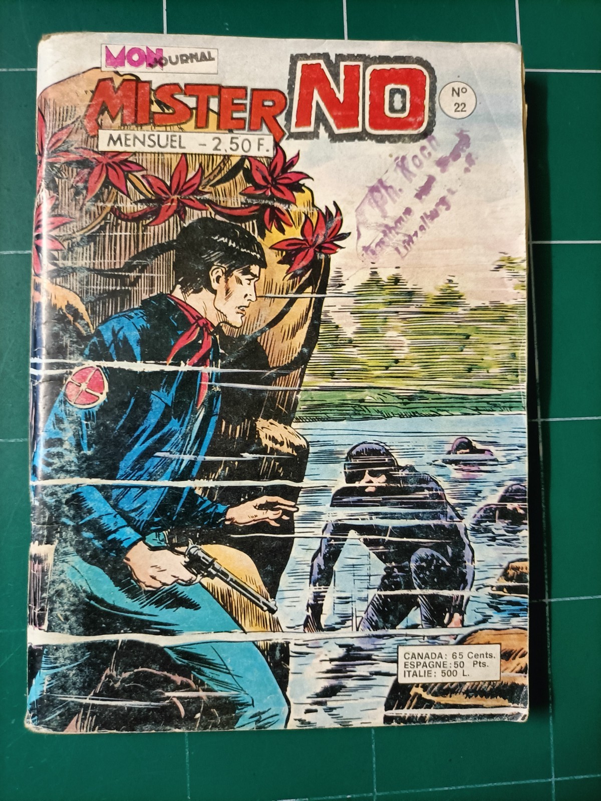 MISTER NO  n°   22  /  Octobre   1977  /   ME  / MON JOURNAL