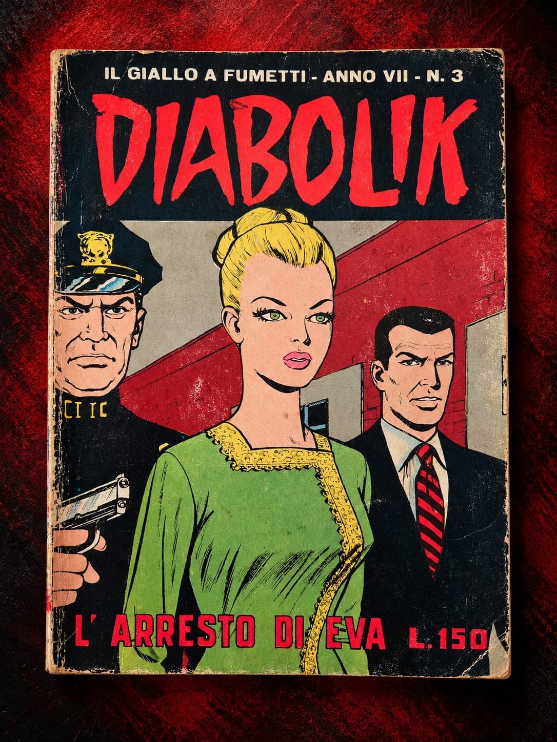 DIABOLIK ANNO VII-7°, N. 3 ORIGINALE 1968