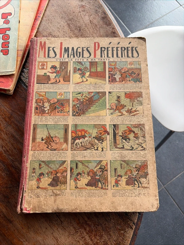 Album 1906 Mes images préférées Benjamin Rabier Fayard illustré bd ancienne
