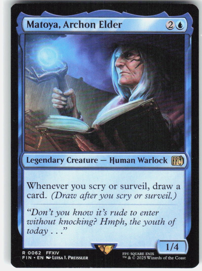 Matoya, Arconte Anziano 62 Rara FINAL FANTASY Magic: The Gathering Near Mint