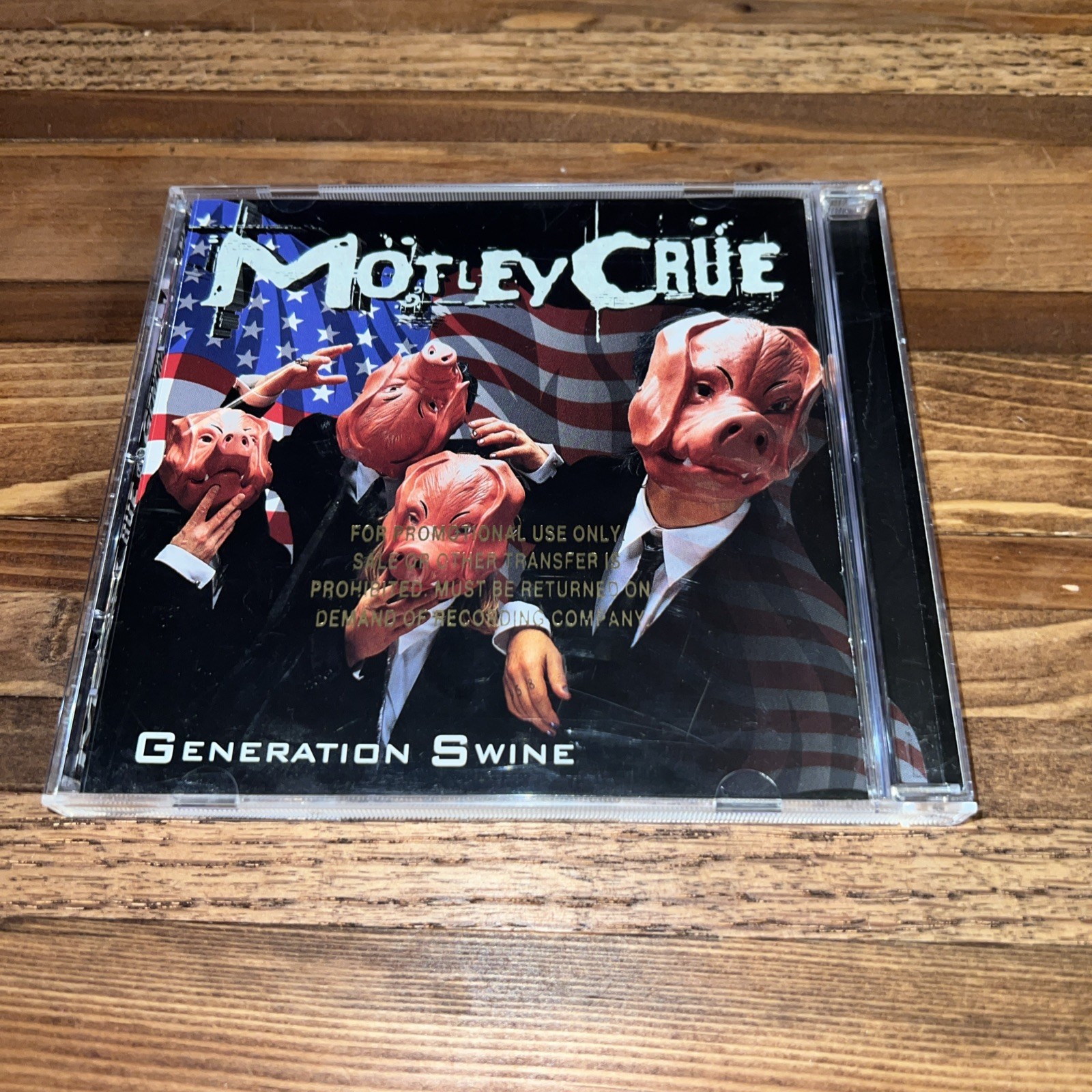 Motley Crue Generation Swine Promo CD RARE