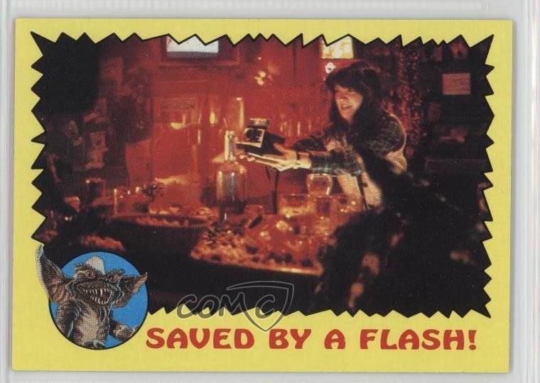 1984 Topps Gremlins Kate Beringer salvata da un flash! #55 2k3