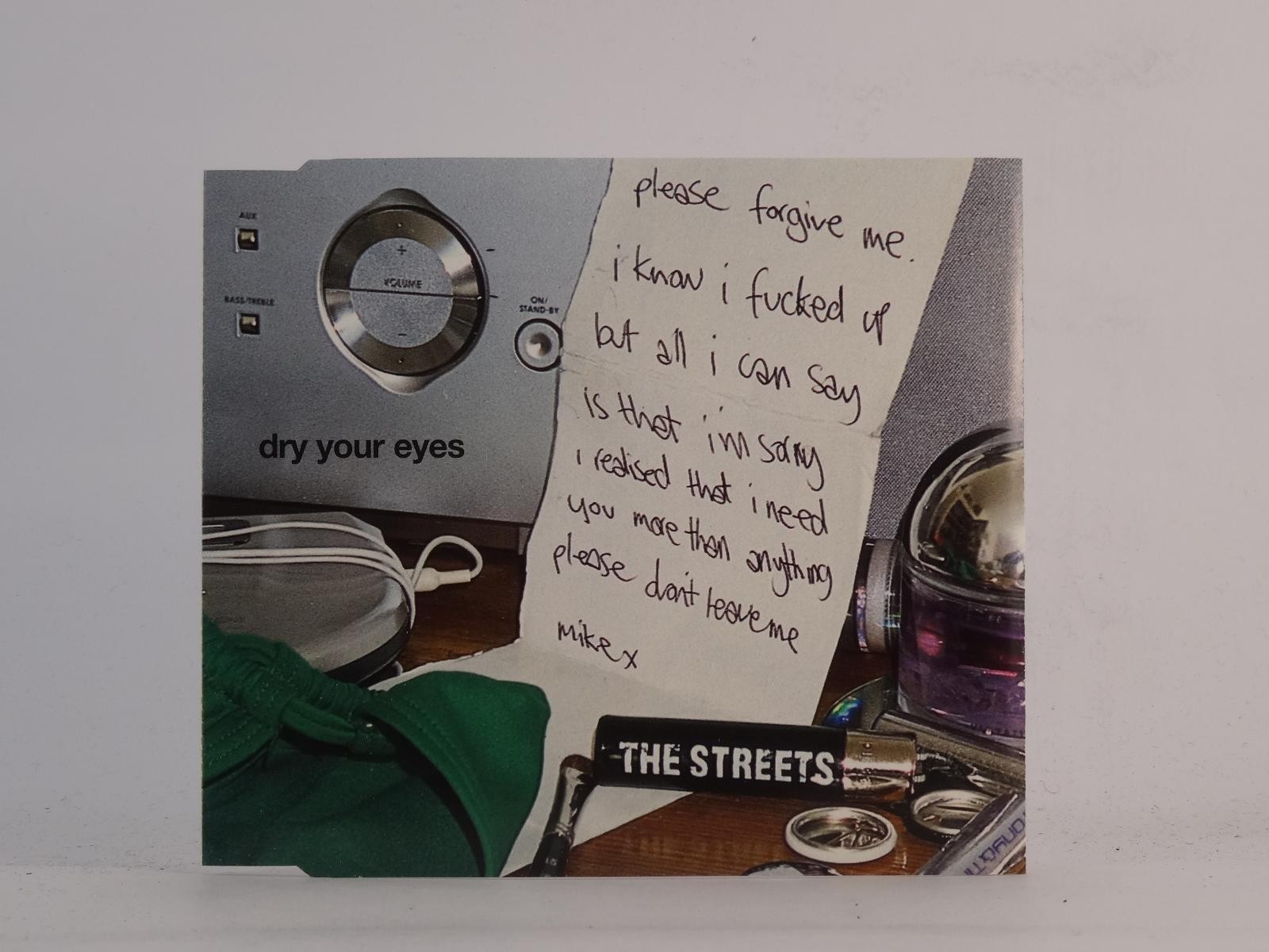 THE STREETS DRY YOUR EYES (J10) 2 Track CD Single plus Picture Sleeve LOCKED ON