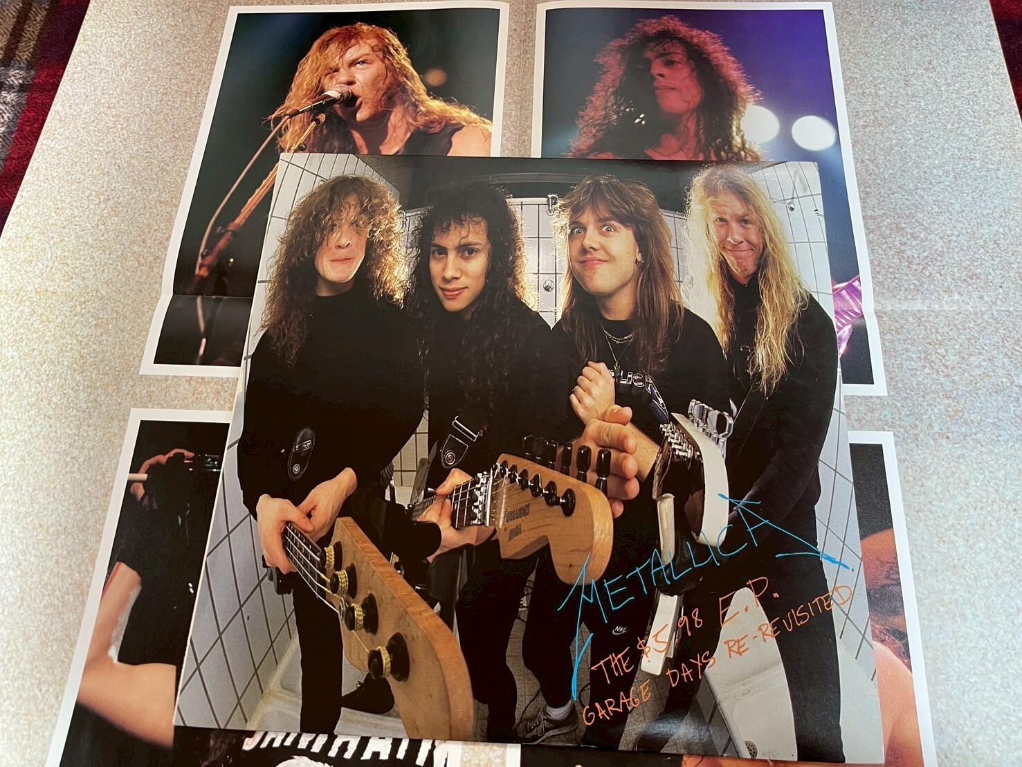 Metallica, $5.98 E.P./Garage Days CBS 20AP3391 Japan Promo LP VINYL W/Poster