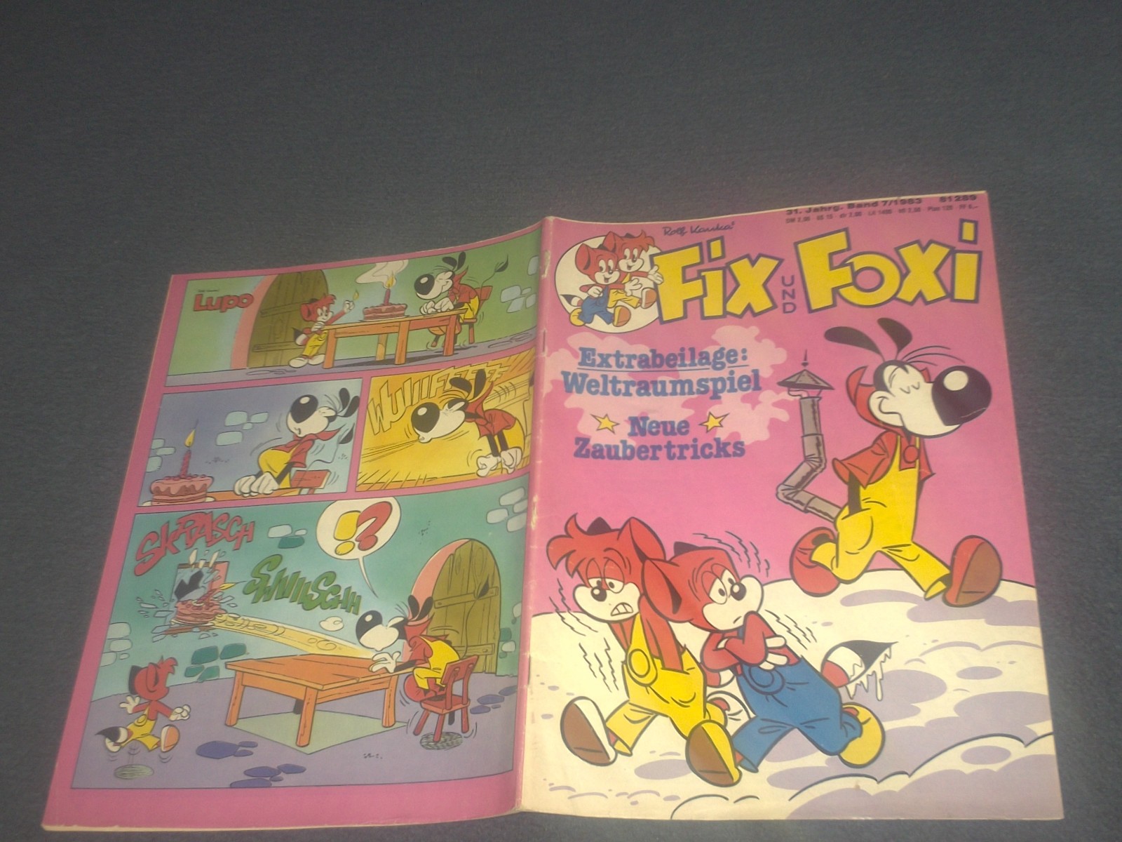 FIX UND FOXI FUMETTO 31° ANNO VOLUME N.7/1983 + FOGLIO FAI DA TE
