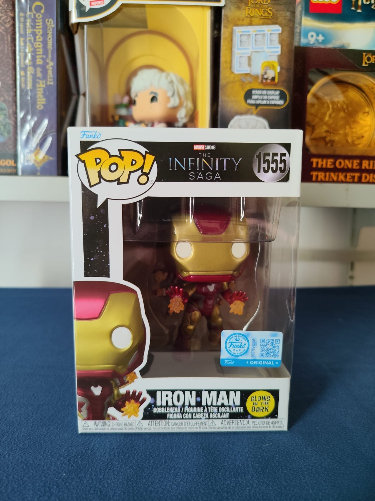 Funko Pop Iron Man 1555 Marvel Infinity Saga Avengers Endgame GITD Special Editi