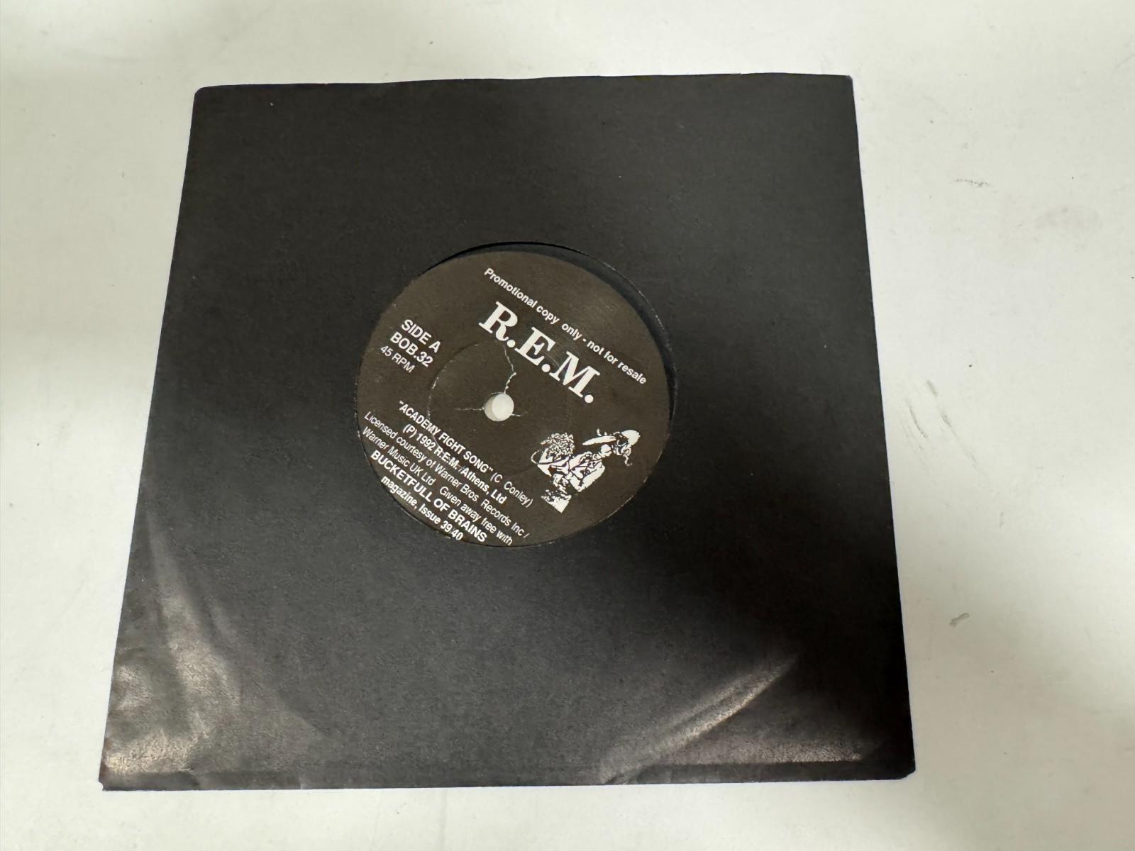 R.E.M. Bucketfull Of Brains SID GRIFFIN The Coal Porters 7"  Academy Fight Song