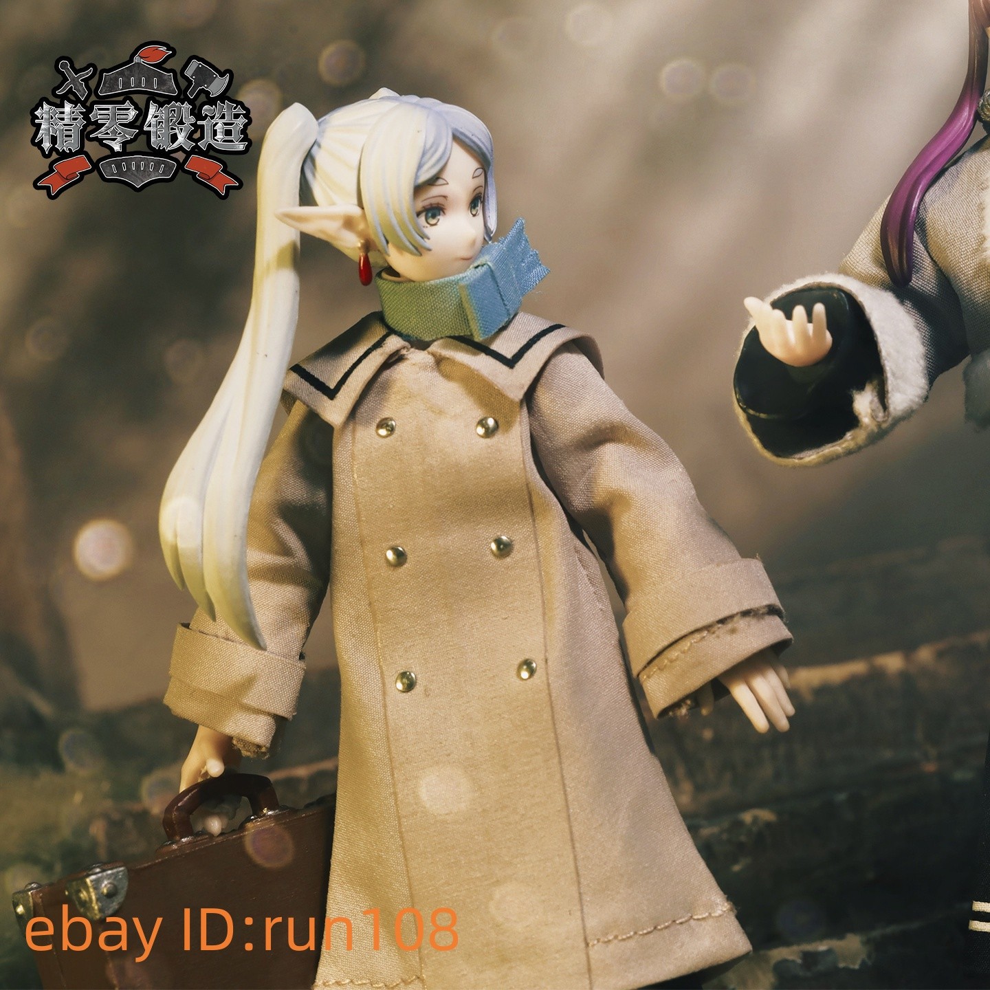 Aftermarket Custom Wired Scarf Coat for S.H.Figuarts Frieren, Only Accessories