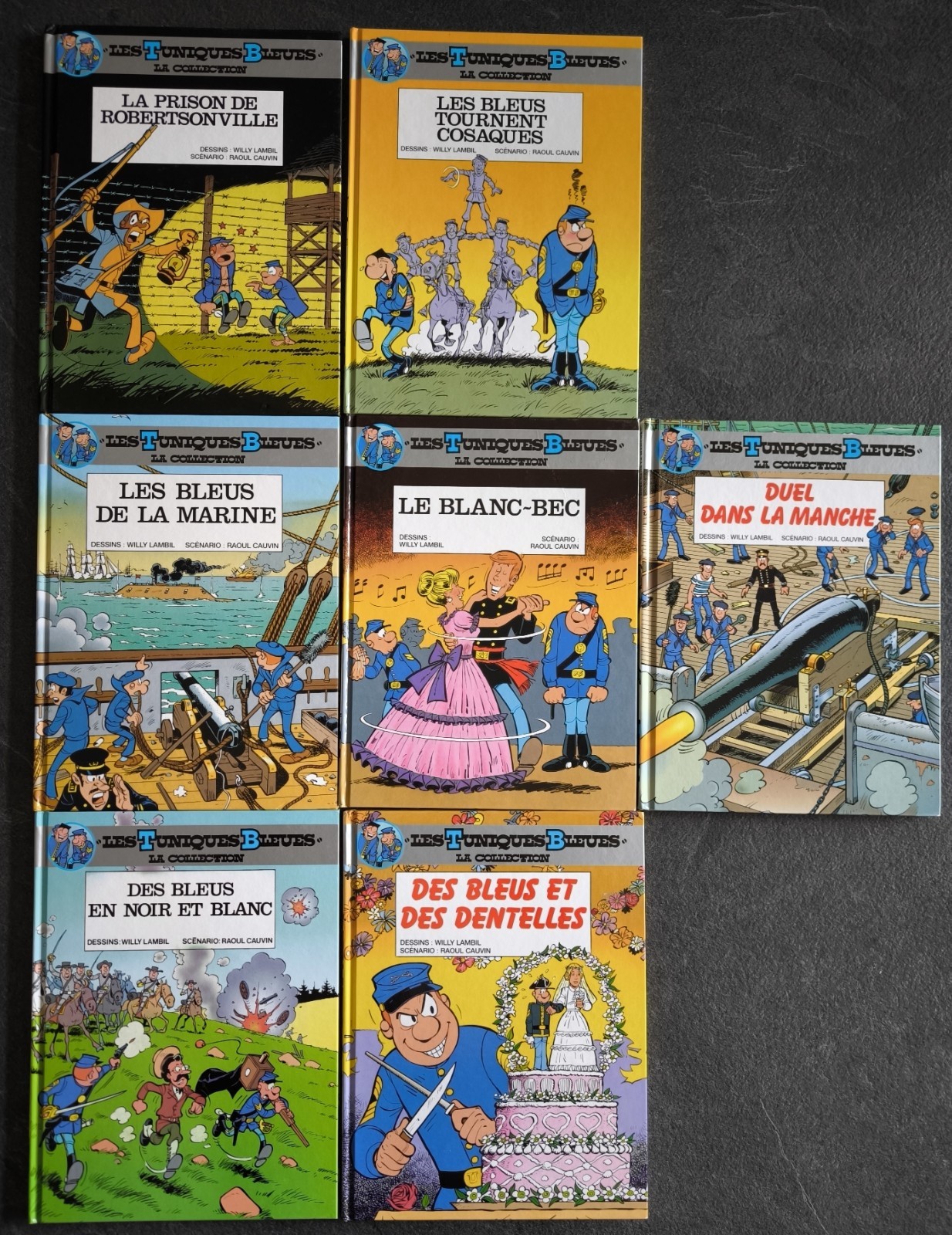 Lot de 8 BD Les tuniques bleues (vente à l'unité possible) collection Hachette