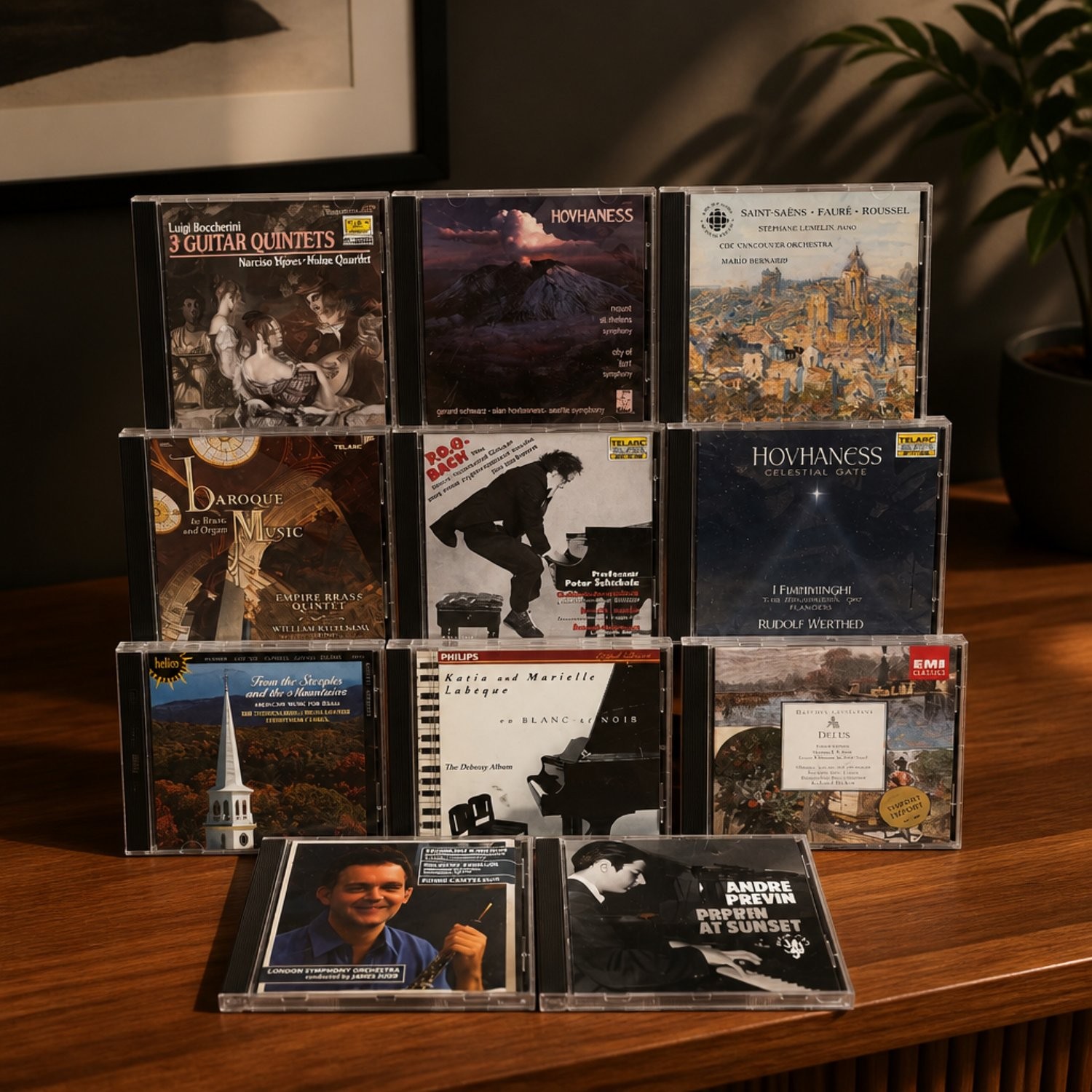 Classical 11 CD Lot Vaughan Williams Hovhaness Yepes Boccherini P.D.Q. Bach
