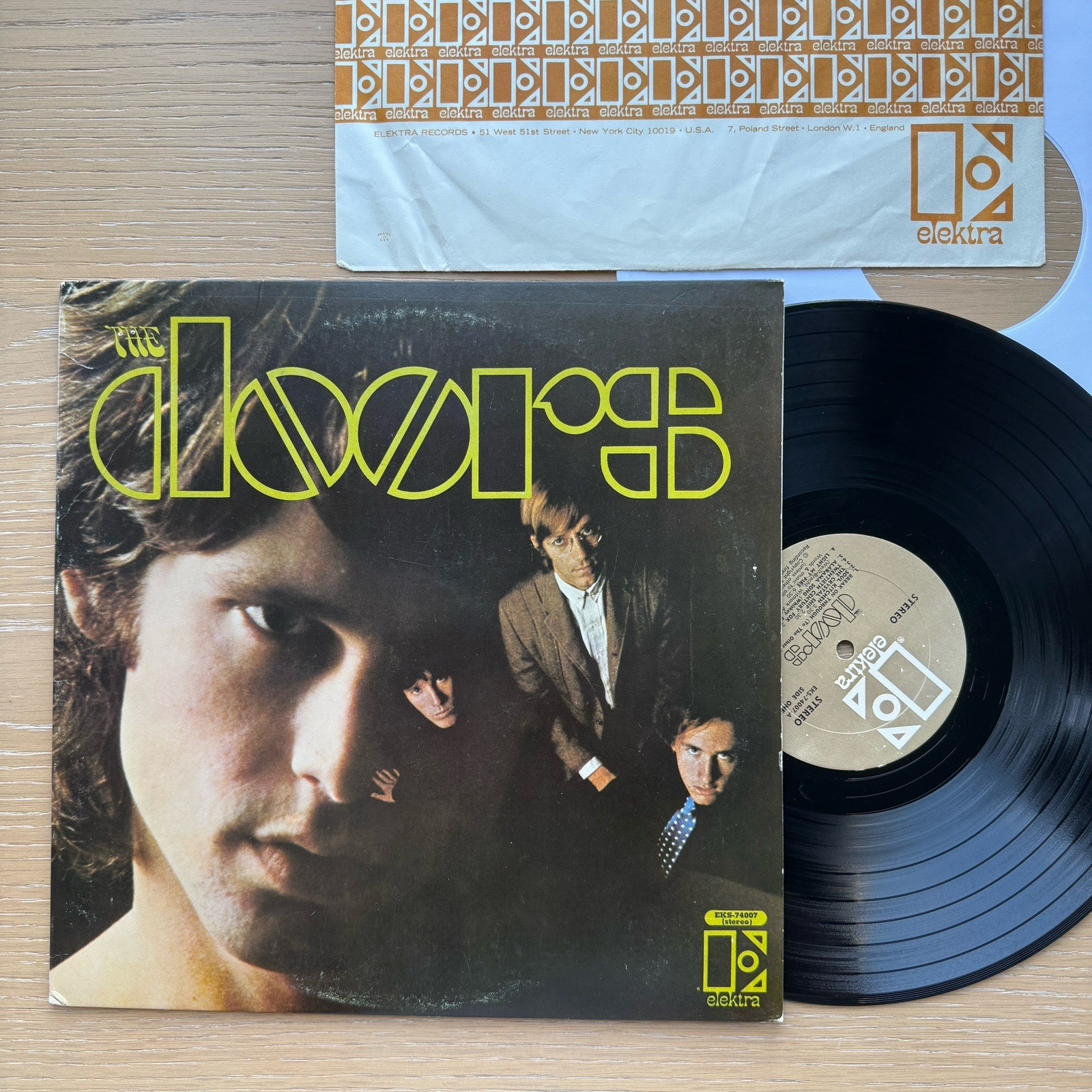 The Doors 1967 Allentown US Press W/Original Elektra Sleeve Gold Label VG+