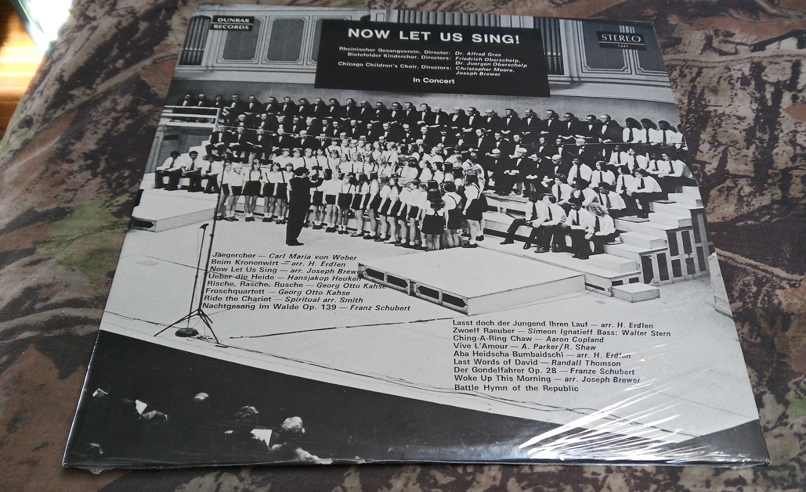 Chicago Children's Choir Vintage LP Album vinyl Dunbar Records Stereo 1441 (NEW)