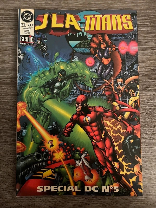 Comic Book Spécial DC N°5 - JLA / Titans VF (Semic)