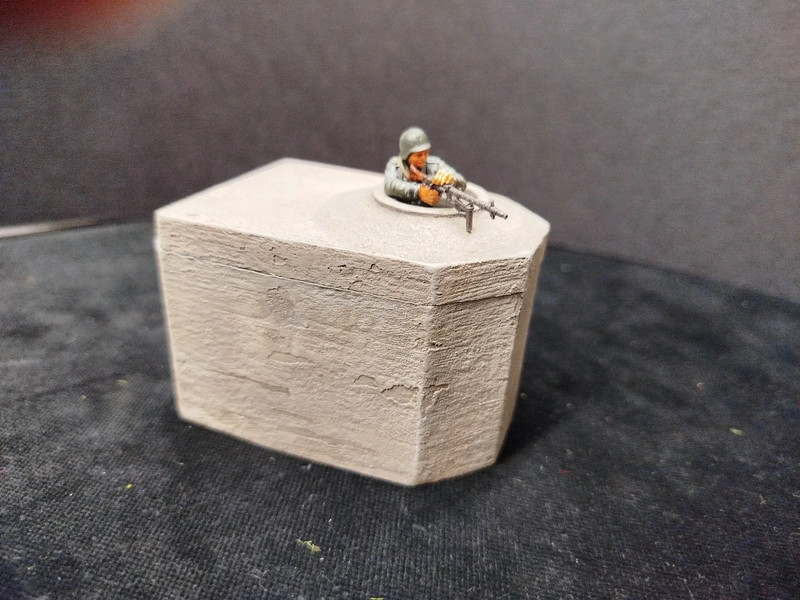 28mm Vf58c Tobruk bunker for MG perfect for Bolt Action!