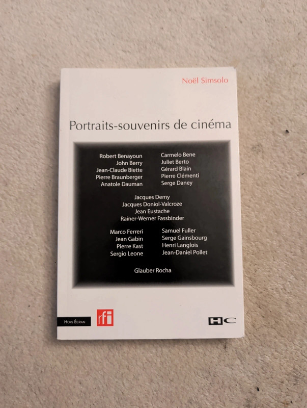 Simsolo : Portraits-souvenirs de cinéma | Bon état