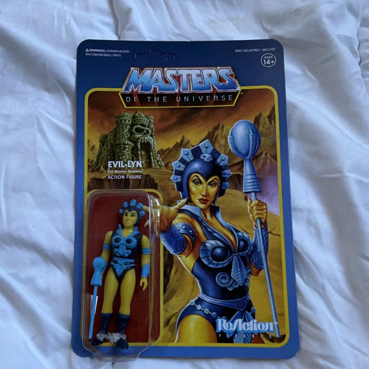 Super7 Masters of the Universe Evil-Lyn ReAction Figurina 2018 nuova con scatola