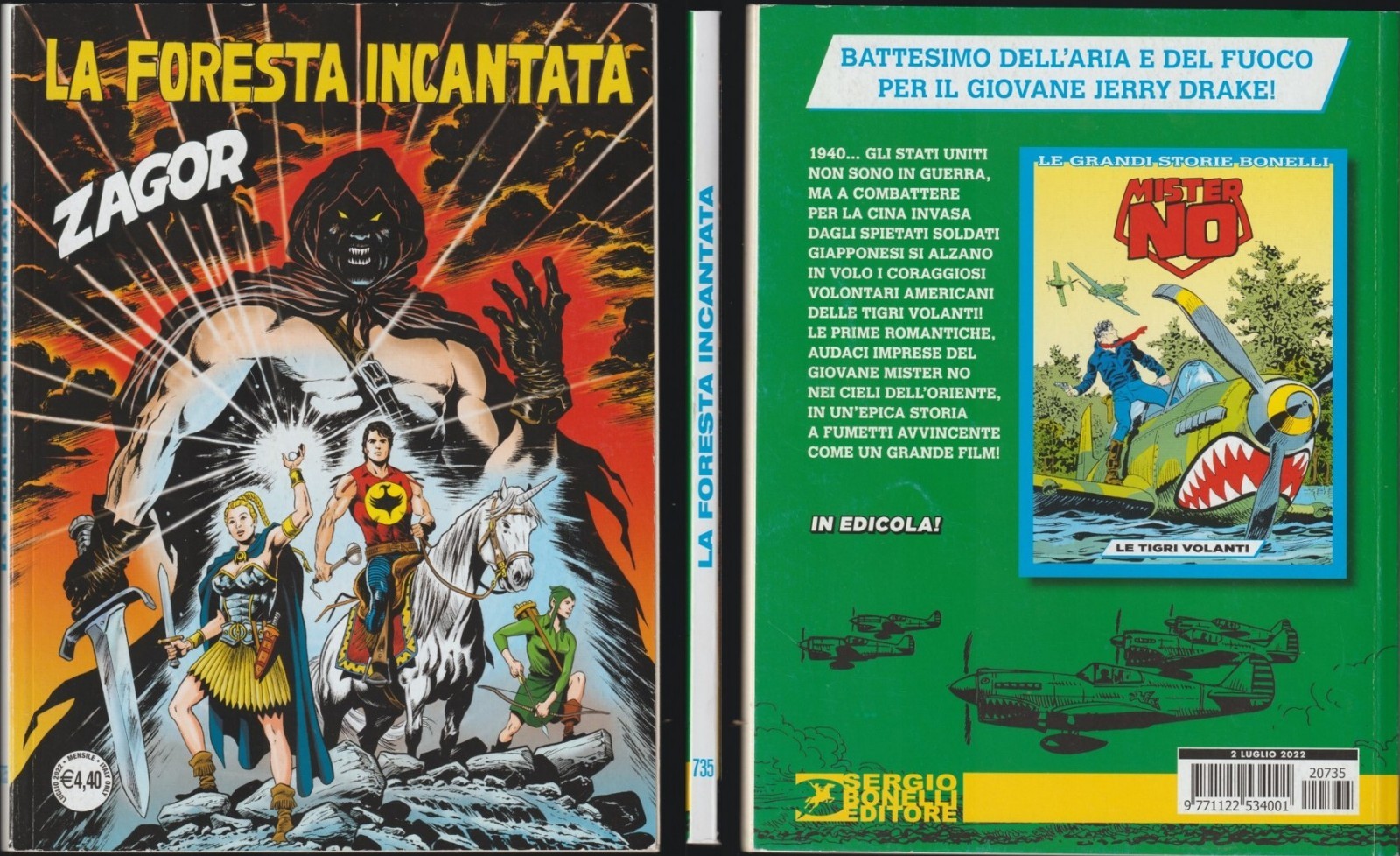 ZAGOR ZENITH 735 LA FORESTA INCANTATA (684) - LUGLIO 7/2022 "OTTIMO"