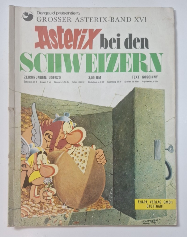 Asterix volume XVI Asterix presso gli svizzeri Goscinny/Uderzo Dargaud 1973 #22