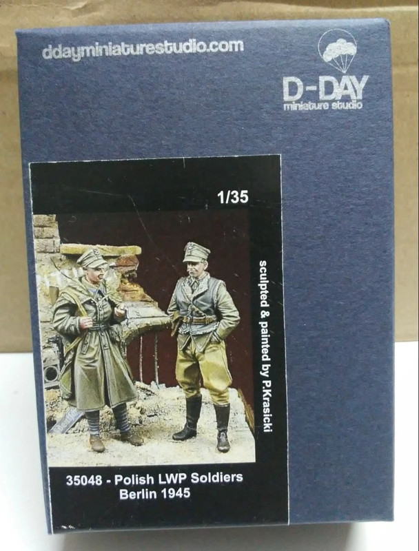 Figuras en resina de la D-DAY Miniatures 1/35