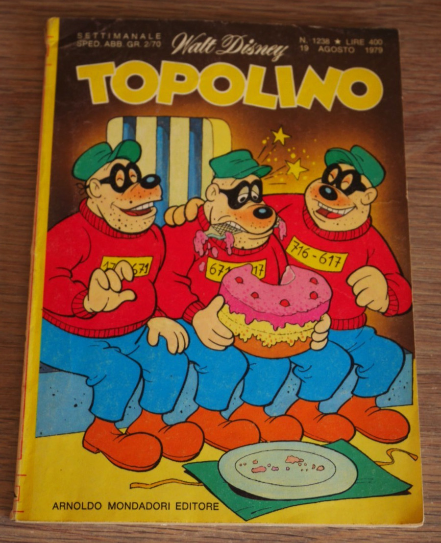 TOPOLINO  - WALT DISNEY -   N° 1238  -  19  AOÛT  1979