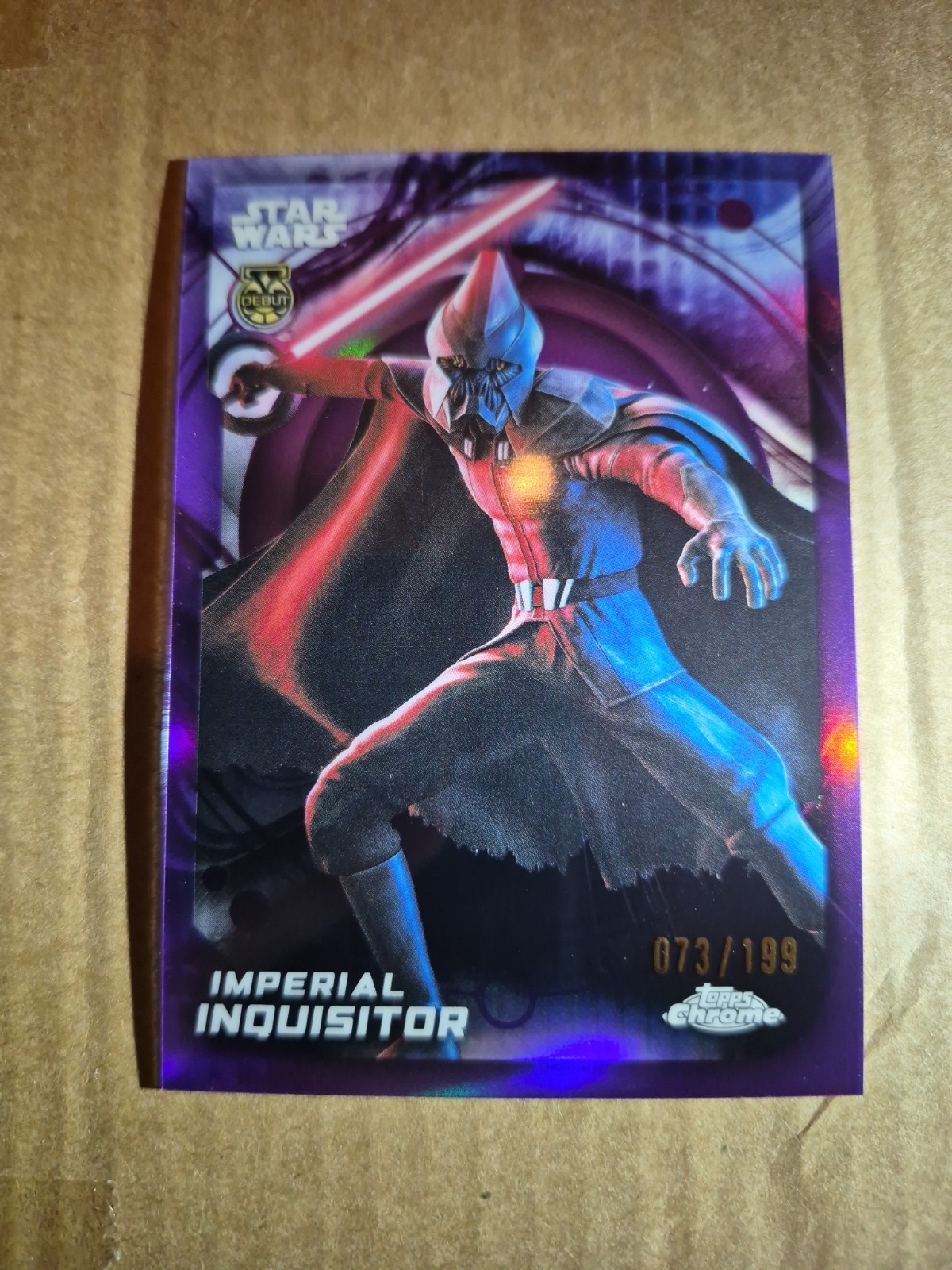2026 Topps Chrome Star Wars Imperial Inquisitor Parallel Serial #073/199
