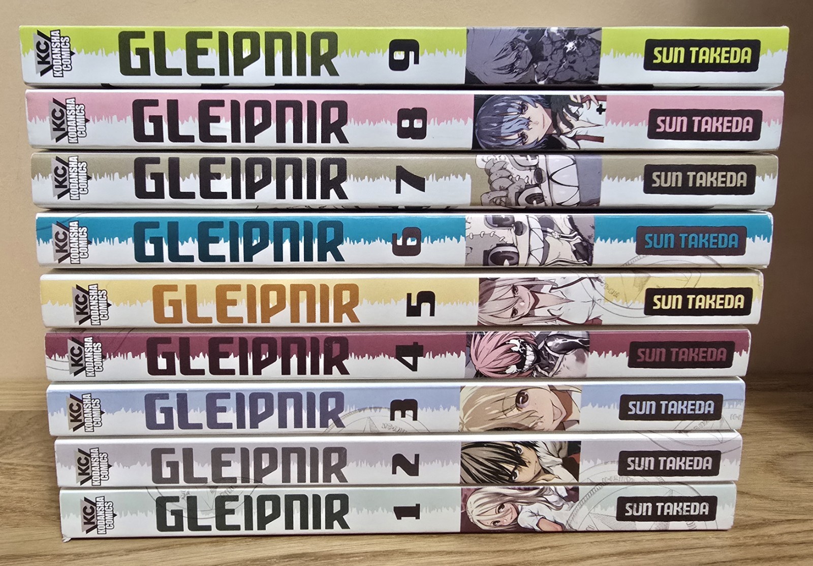 Gleipnir Manga Volume 1-9