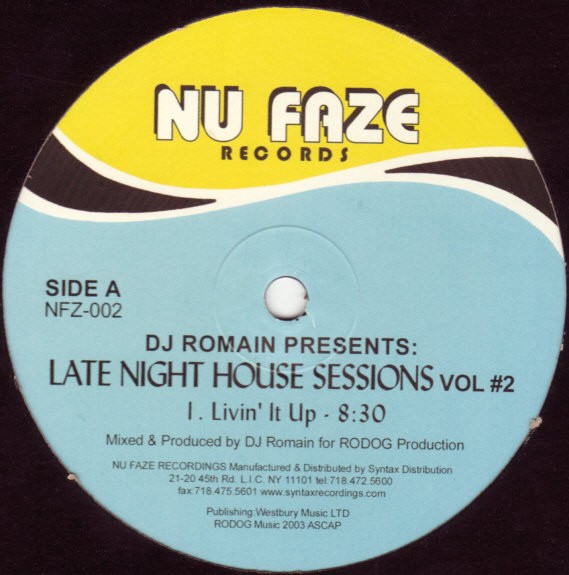 DJ Romain - Late Night House Sessions Vol #2 (12")