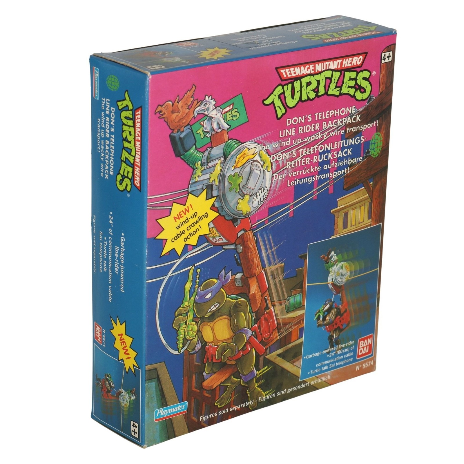 Zaino Don's Telephone Line Rider - TMNT / Teenage Mutant Ninja Turtles - Nuovo con scatola