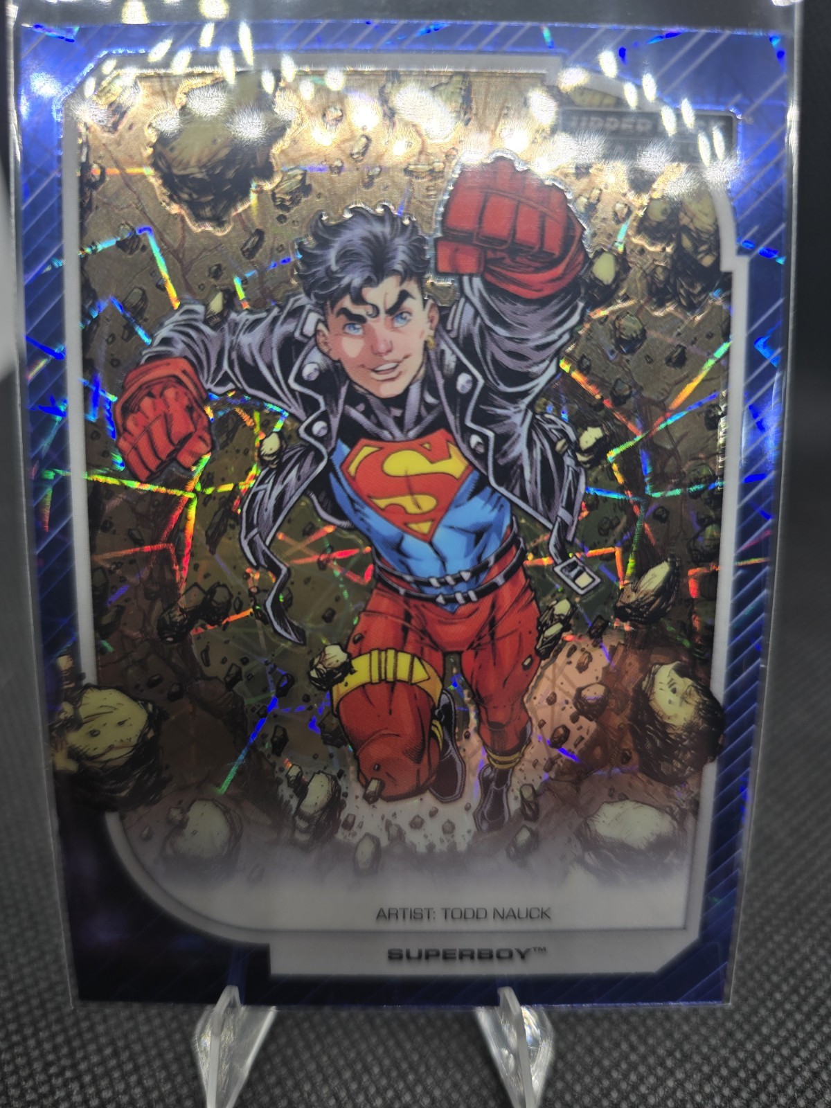 🔥💎🔥💎🔥💎Upper Deck Platinum DC Comics Tempest Superboy #9 Blue Beam