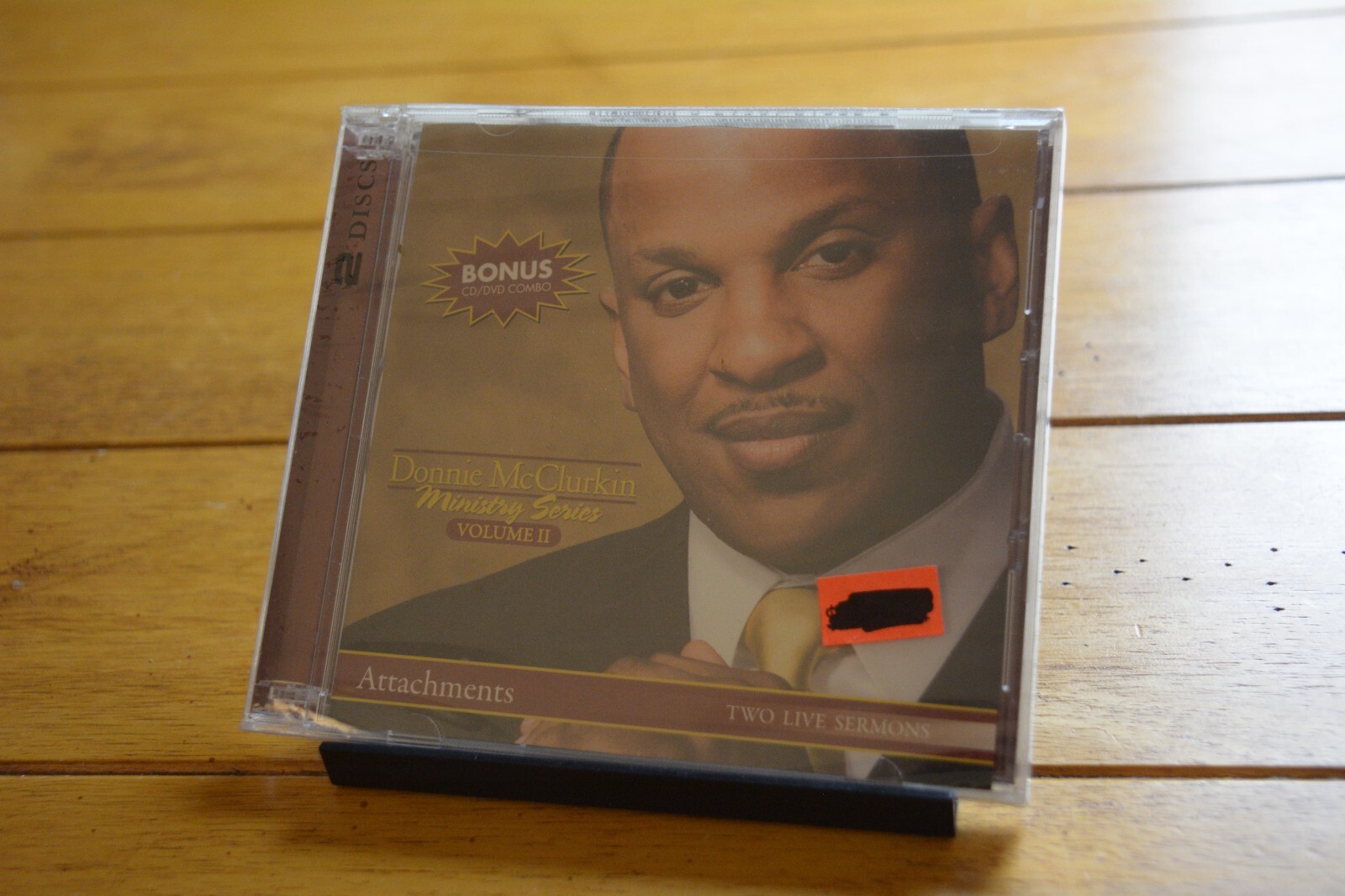 DONNIE MCCLURKIN "ATTACHMENTS" AUDIO CD + DVD [NEW] SERMONS 