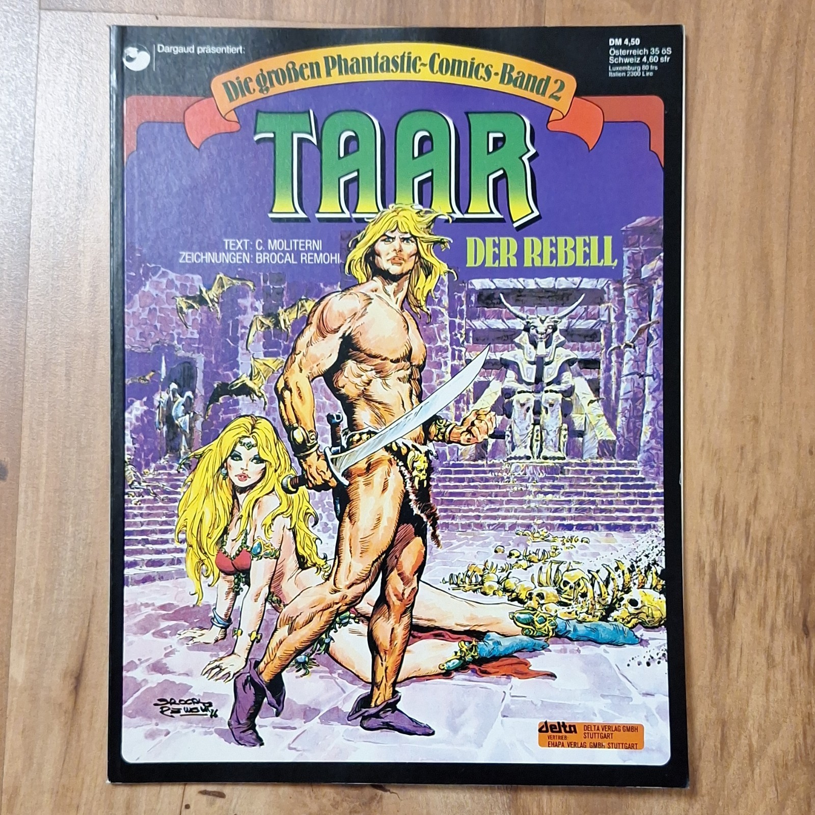 Dargaud I Grandi Fumetti Fantastici Volume 2 Taar il Ribelle Album Colorato