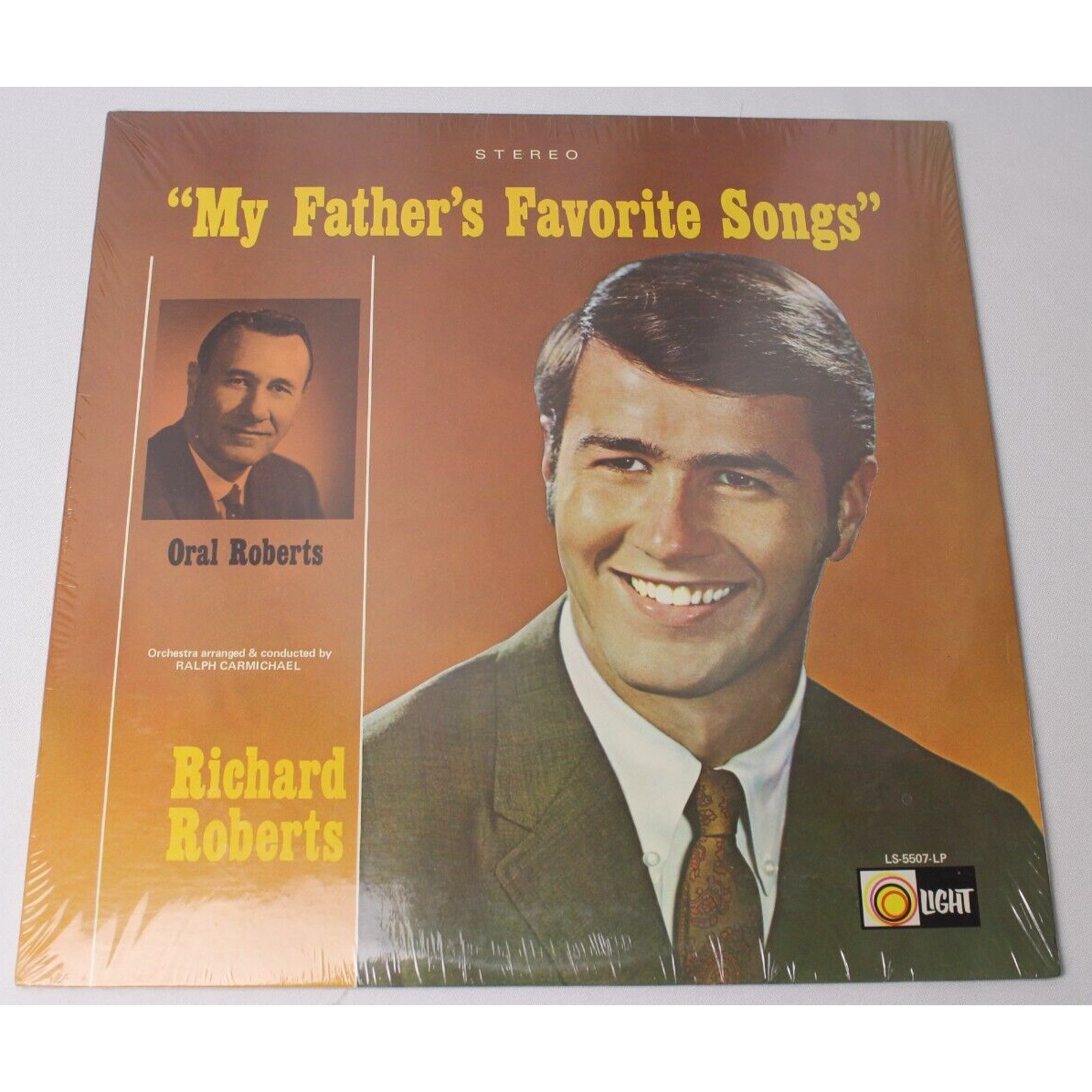 RICHARD ROBERTS MY FATHERS FAVORITE SONGS LP SEALED 12" VINYL RECORD, LIGHT