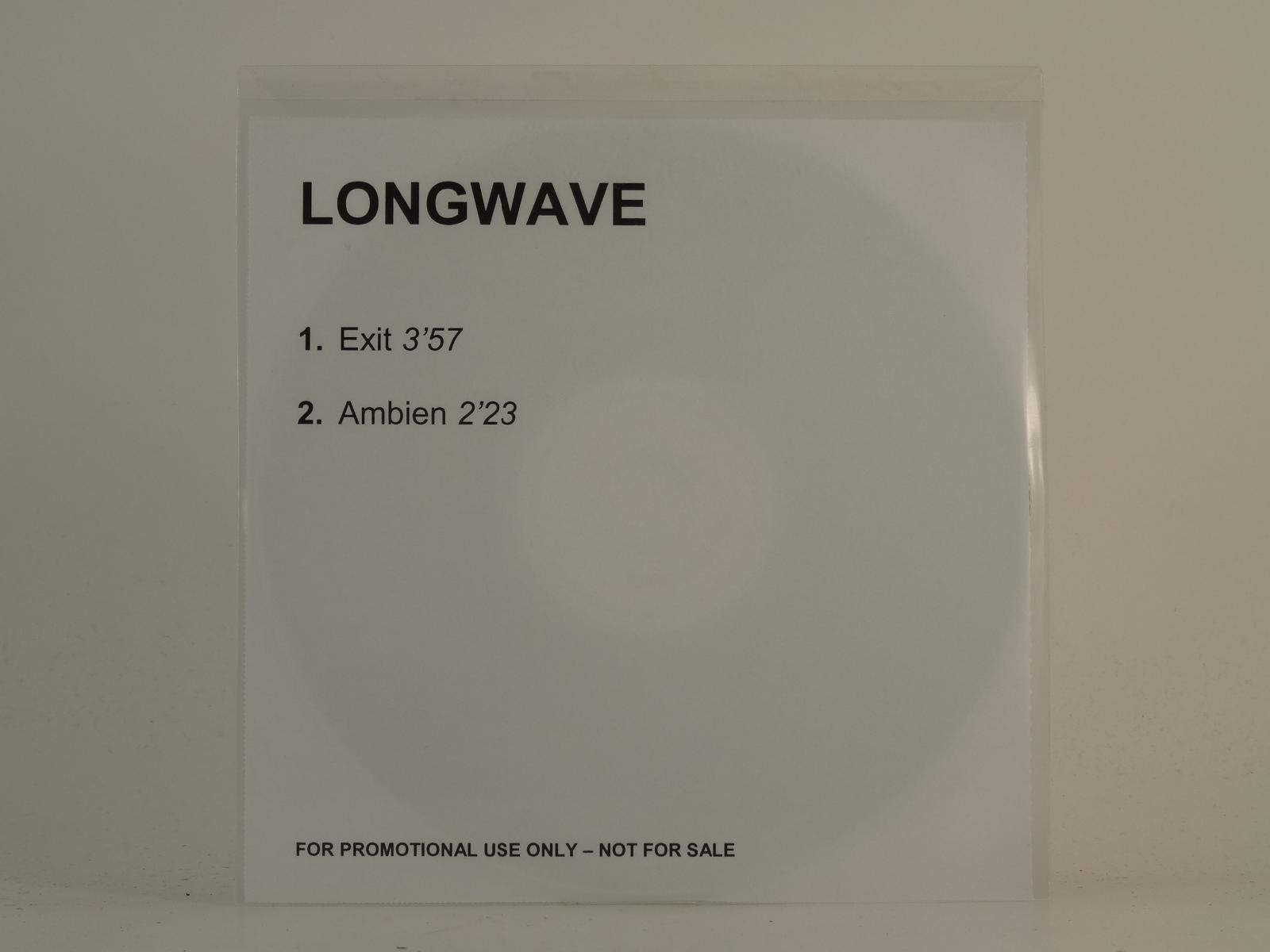 LONGWAVE EXIT (H1) 2 Track Promo CD Single including White Sleeve 