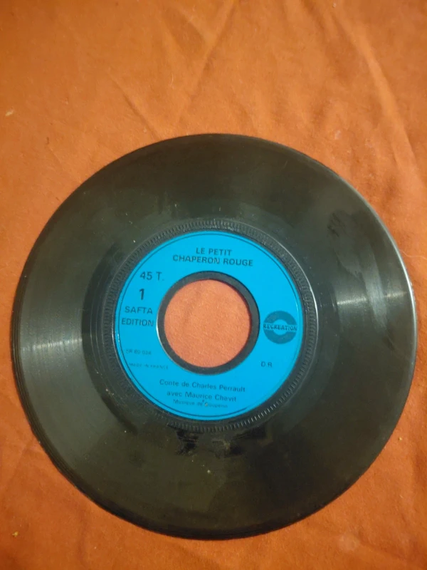 le petit chaperon rouge maurice chevit 45 tours vinyle france conte perrault