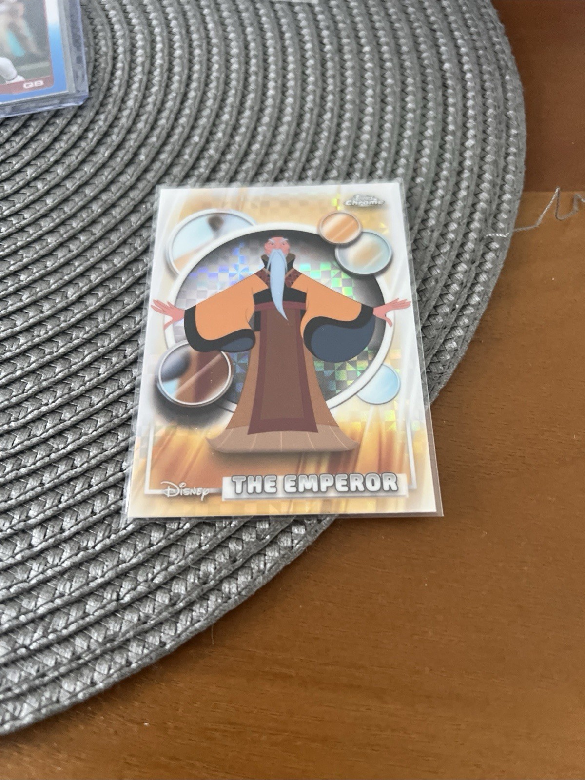 2026 Topps Disney Chrome The Emperor #133 X-Fractor Mulan