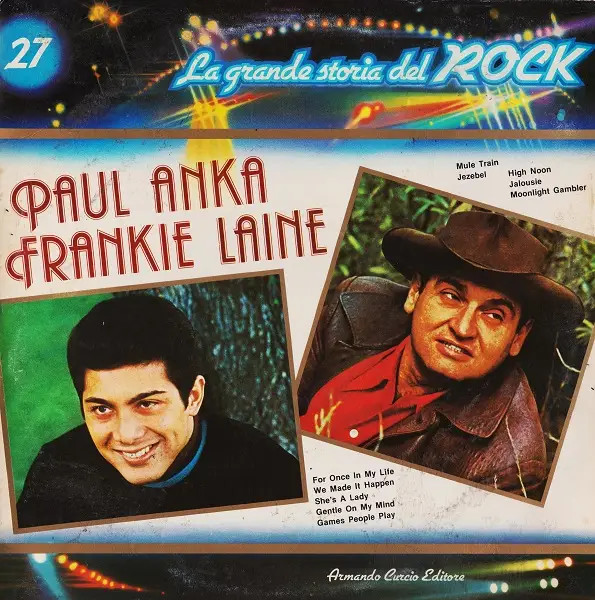 LP Paul Anka / Frankie Laine La Grande Storia Del Rock 27 33 U/min NM- Curcio