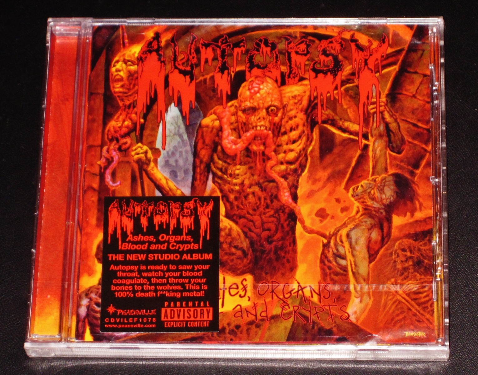 Autopsy: Ashes, Organs, Blood And Crypts CD PA 2023 Peaceville Records EU JC NEW