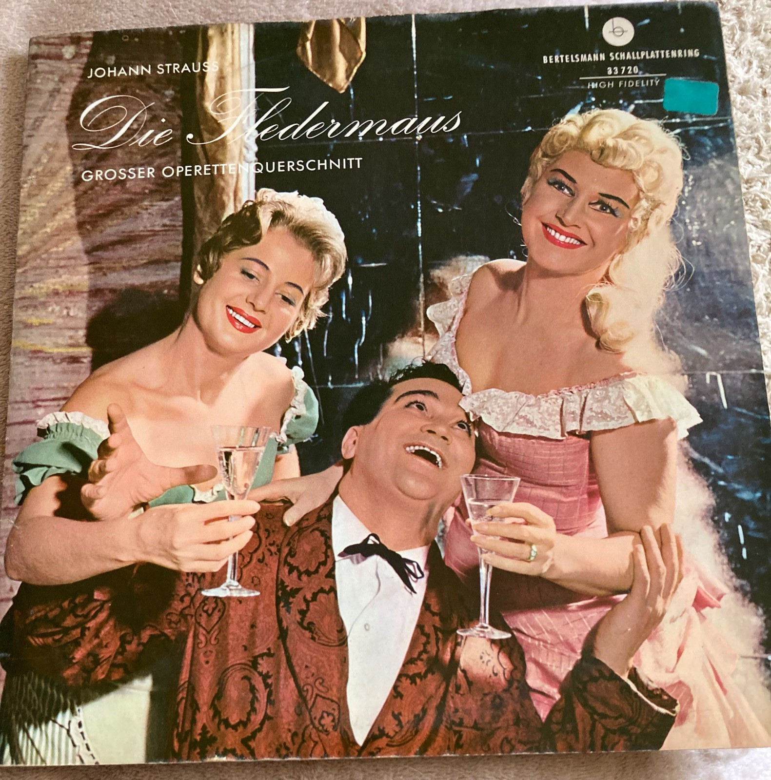 DIE FLEDERMAUS Grande Operetta Selezione Joh.Strauss 1959 LP Vinile 10"